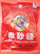 北京二商赤砂糖白糖，500克食糖包装食品红，糖块土红糖黑糖绵糖