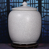 景德镇陶瓷器米缸米桶带盖茶叶罐面缸家用15斤30斤防潮虫储物摆件