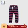 Gap婴儿纯棉亲肤小熊徽标束脚裤儿童装透气针织长裤787443
