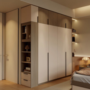 木月卧室衣柜现代简约二门三门四门，组合衣柜多个尺寸平开门大衣橱