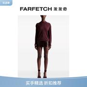 Bally巴利女士logo标牌蝙蝠袖连帽衫 FARFETCH发发奇