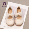 女童公主鞋白色2024春秋，儿童小皮鞋女孩鞋子，软底女宝单鞋夏季