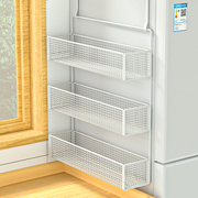 冰箱置物架侧边收纳架厨房，用品多层保鲜膜，调料瓶免打孔侧壁挂架子