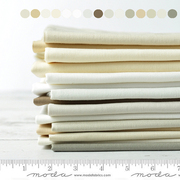 45*55cm 美国进口全棉手工拼布布料 衣裙面料 MODA素布 米白色系