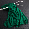 超大墨绿色丝巾女妈妈长款纯色围巾披肩春秋冬季护颈百搭薄款纱巾