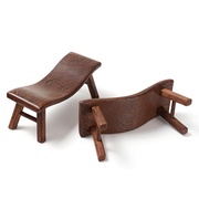 鸡翅木凳枕头实木颈椎保健枕便携小板凳按摩凉枕头硬木睡枕小凳子