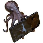 掬涵铸铁飞猪章鱼手机架名片架装饰摆件台卡展示架桌牌个性摆台