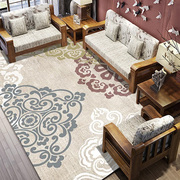 速发新中式中国风简约现代地毯客厅茶几垫卧室满铺房间长方形北欧