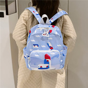 儿童背包女外出旅游零食包超轻软布可爱卡通萝卜书包幼儿园宝宝