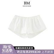 bmfashion美式复古辣妹蕾丝，边短裤bm休闲裤居家外穿显瘦热裤