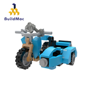 BuildMOC哈利波特周边海格的摩托车魔法世界中国拼插拼装积木玩具