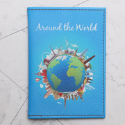 个性创意环游世界护照包卡通可爱旅行多功能passport收纳卡包套