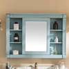 美式浴室镜柜阳台橡木，卫生间镜子吊柜，壁挂墙式实木镜箱收纳储物柜
