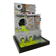高砖零件忍者神龟下水道之家场景模型MOC-111005拼装积木玩具