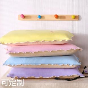 直供针织彩棉婴幼儿童枕头珍珠棉保健枕芯卡通棉0-12岁