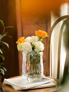 花时间《树下》北欧敞口客厅，大号摆件水培玻璃花瓶百合水养玫瑰瓶