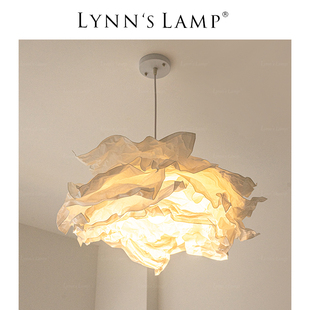lynn‘s立意日式云朵，纸艺吊灯个性创意，卧室书房北欧简约棉花糖灯