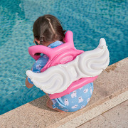 儿童游泳圈天使背心，翅膀网红充气2-8岁宝宝，救生衣浮力衣水袖