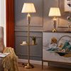 客厅落地灯简约复古卧室北欧书房美式陶瓷置物欧式床头灯智能调光