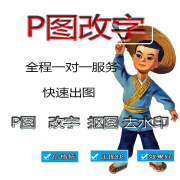 。pdf水印修图改ps去水印合成图服务一对一文字专业定制奖状抠去