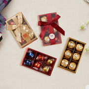 费列罗巧克力6粒喜糖成品礼盒婚礼糖盒含糖送礼物糖果满月伴手礼