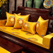 中式古典红木沙发垫坐垫夏季客厅沙发座垫四季通用沙发套罩防滑垫