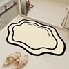 浴室地垫防滑垫软硅藻泥防滑吸水脚垫速干地毯卫浴家用洗手台浴缸