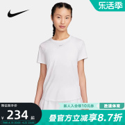 Nike耐克ONE女子速干短袖上衣夏季反光透气T恤FN2799-100