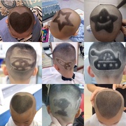 宝宝儿童理发耐用神器模具，小孩发型雕刻图案，造型贴个性模块剃头
