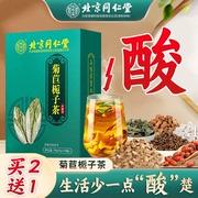北京同仁堂菊苣栀子茶中药，泡水喝养生茶非降尿酸茶
