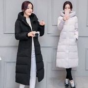 反季羽绒棉服女中长款款棉衣2021秋冬棉袄韩版修身女冬季外套
