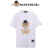 dannybear轻奢小熊男女款，短袖t恤情侣款，宽松款#烈儿#