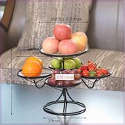 欧式水果盘现代客厅家用多层水果篮创意时尚干果点心盘茶几糖