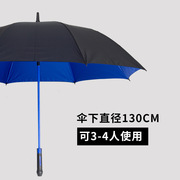 急速自动超大双层雨伞加大加固高尔夫直杆商务晴雨伞男女广告