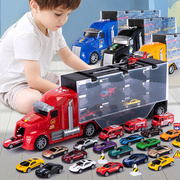 儿童玩具车小汽车套装各类车消防工程益智8三四五宝宝3-4-6岁男孩