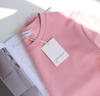 guoxi定制美貌水蜜桃粉色，peachpink显白圆领，百搭套头简约卫衣