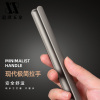 极简拉手灰色t型，圆头衣柜橱柜，柜门加长简约铝合金抽屉门把手