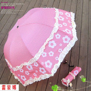韩国创意防紫外线日本可爱公主伞拱形伞阿波罗伞晴雨伞折叠太阳伞