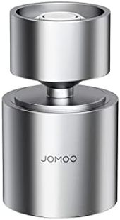 jomoo防溅水过滤器水龙头曝气器，360度旋转保护水龙头带5个