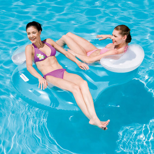 水上浮排游泳成人躺椅拍照神器充气水床游泳圈水上单人双人浮排浮