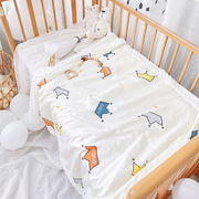 婴儿盖毯纯棉薄款，被子宝宝夏凉被新生儿童，豆豆被子幼儿园午睡空调