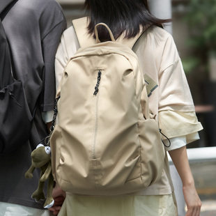 日系高中生书包女初中生双肩包2023大学生简约旅行背包电脑包