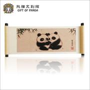 熊猫卷轴冰箱贴磁贴家居装饰中国风文创成都旅游纪念品礼物
