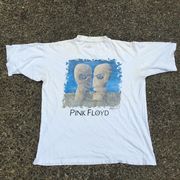 Pink Floyd平克弗洛伊德摇滚乐队白鬼vintage街头短袖男女潮牌T恤