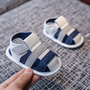 0-1岁婴儿鞋夏季凉鞋软底，学步鞋3-6-12月男女宝宝不掉新生儿鞋子