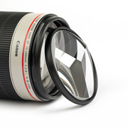 摄影摄像特效滤镜52-82mm分形滤镜三棱镜单反相机镜头配件