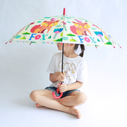 卡通儿童透明雨伞，可爱动物伞卡通动漫广告晴雨伞，创意儿童雨伞