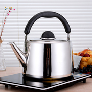 不锈钢加厚烧水壶鸣笛煤气，燃气电磁炉茶壶大容量，4l5l6l煮水开水壶