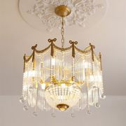 法式复古全铜水晶灯，美式欧式奢华大气别墅客厅，餐厅卧室吊灯