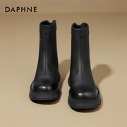 达芙妮daphne~短靴，女秋冬厚底马丁靴，2023年女鞋子切尔西皮靴